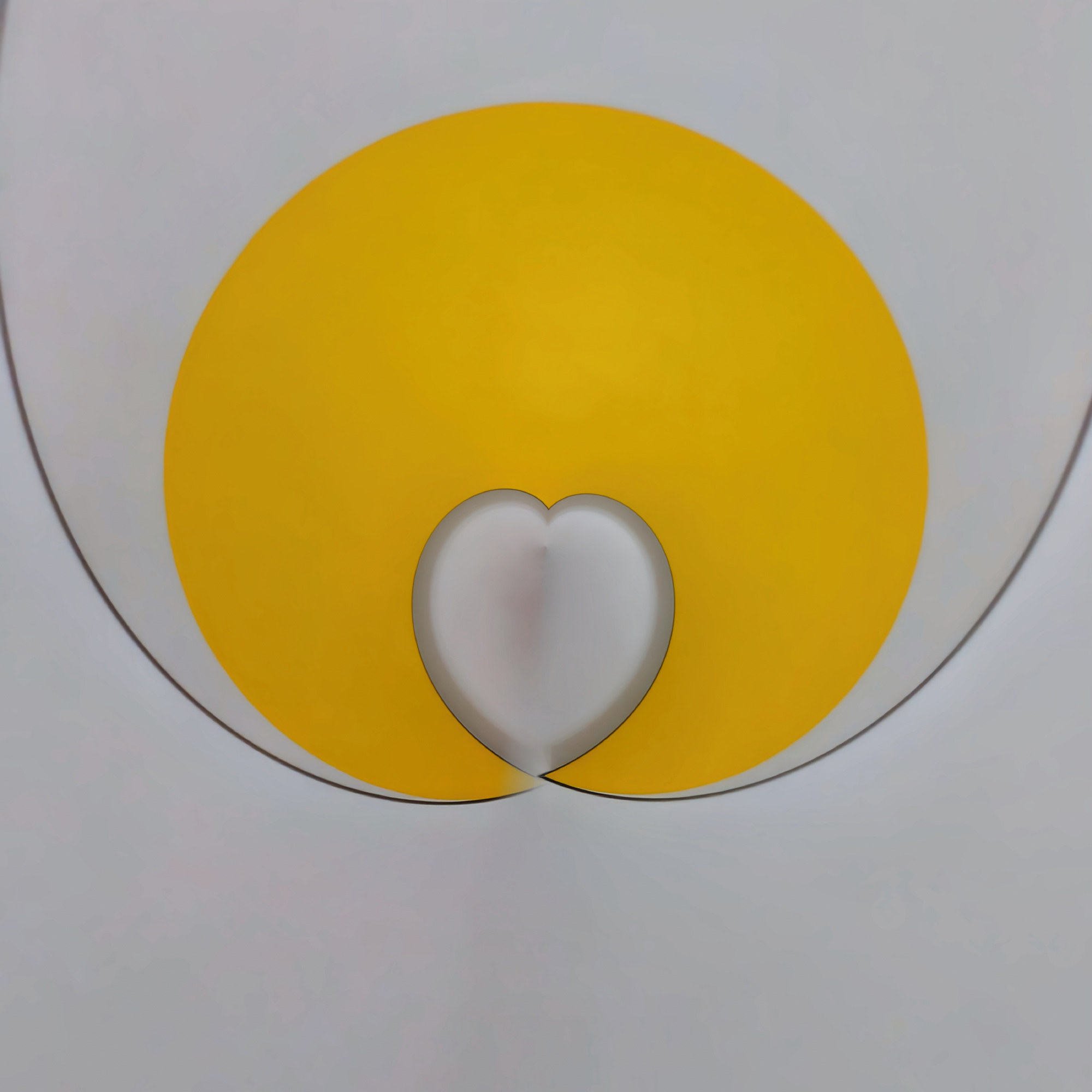 Heart Form, Yellow